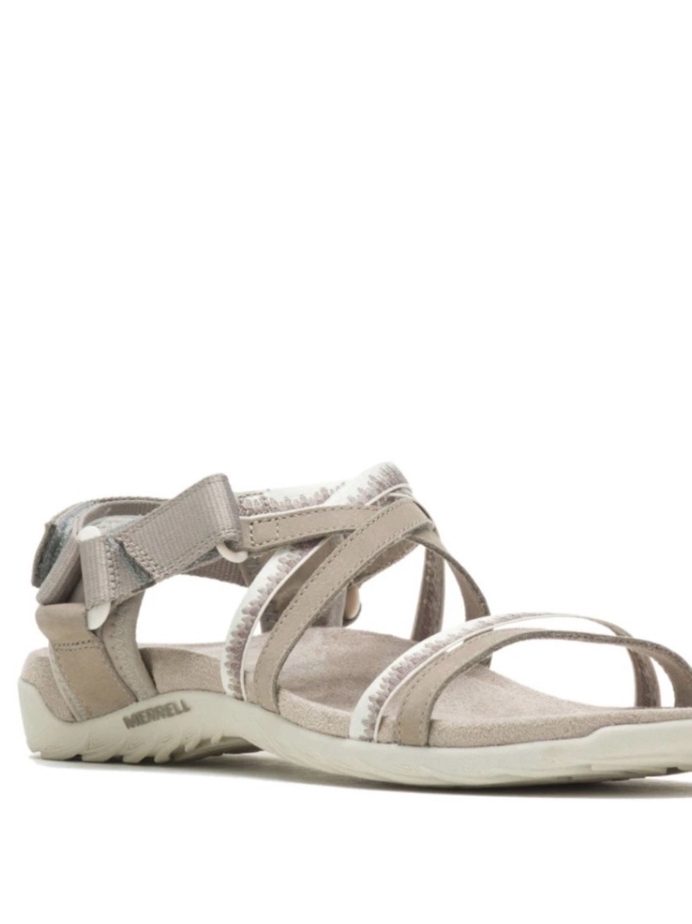 Merrell Terran 3 Cush Lattice Moon Strappy Sandals Women’s Size 7 Taupe comfort